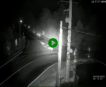 Webcam au carrefour de la croisade, à la jonction entre la N22 et la N320, avant le poste de douane franco-andorrane. Webcam à 1790 mètres d'altitude