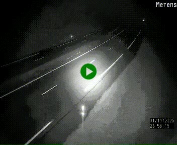 Webcam dans les Pyrénées à hauteur de Mérens-les-Vals sur N320, en direction de Pas de la Casa (Andorre)