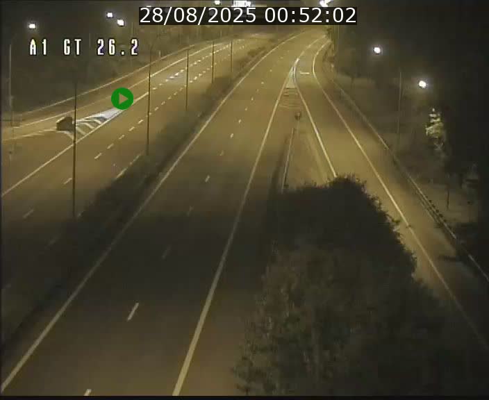Traffic live webcam Luxembourg Grevenmacher - A1 direction Allemagne - BK 26.2