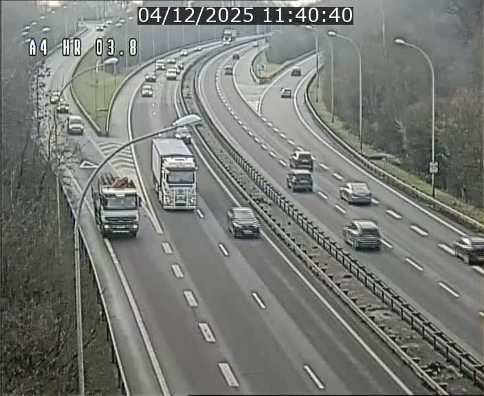 Webcam traffic A4 Luxembourg - BK 3.8 - Leudelange (direction Esch sur Alzette)