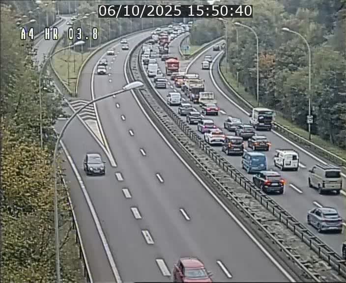Webcam traffic A4 Luxembourg - BK 3.8 - Leudelange (direction Esch sur Alzette)