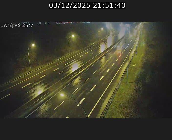 Traffic live webcam Luxembourg Frisange - A13 direction Allemagne - BK 26