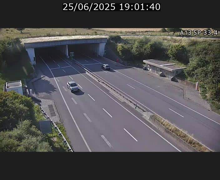 Webcam trafic sur A13 à hauteur d'Altwies en direction de Mondorf-les-bains et en provenance de l'Allemagne