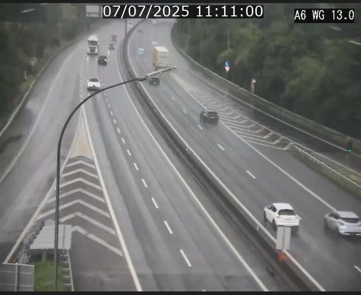 Traffic live webcam Luxembourg Mamer - A6 - BK 13 - direction Luxembourg/France/Allemagne
