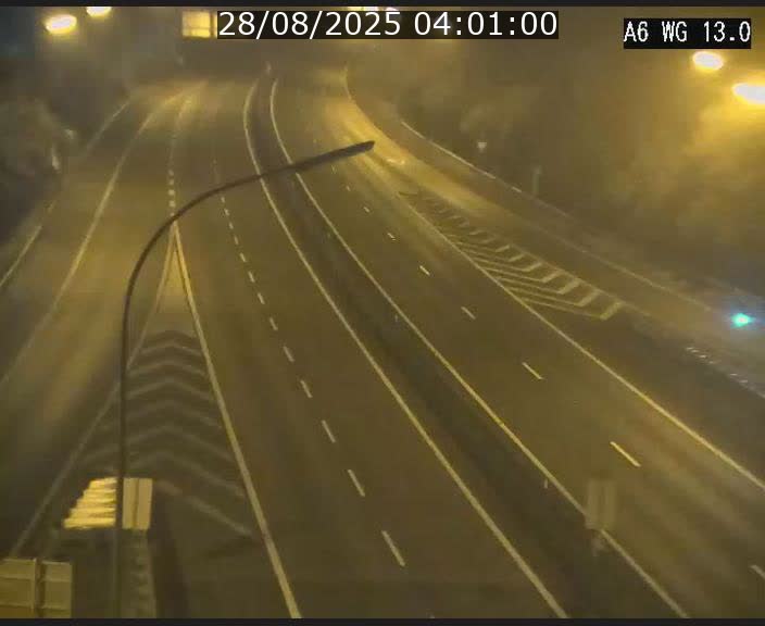 Traffic live webcam Luxembourg Mamer - A6 - BK 13 - direction Luxembourg/France/Allemagne