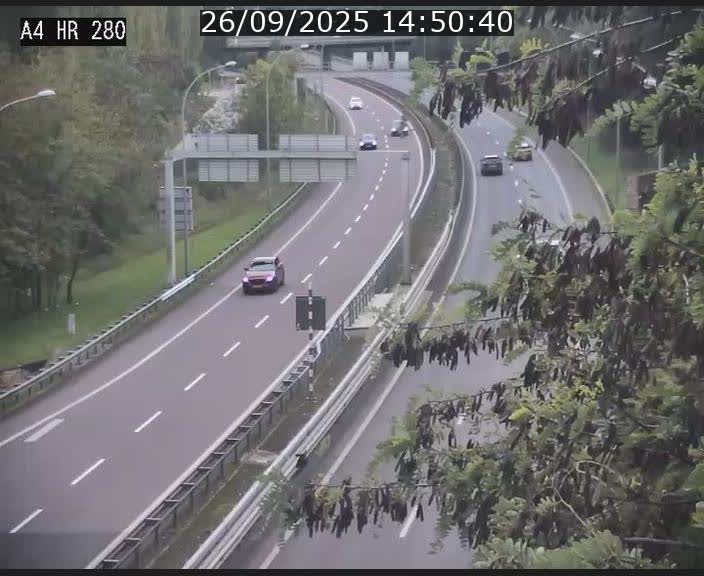 Webcam traffic A4 Luxembourg - BK 0.2 - P+R Bouillon (direction Luxembourg)