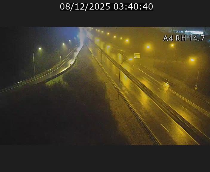 Traffic live webcam Luxembourg Jonction Lankelz - A4 - BK 14.7 - direction Luxembourg