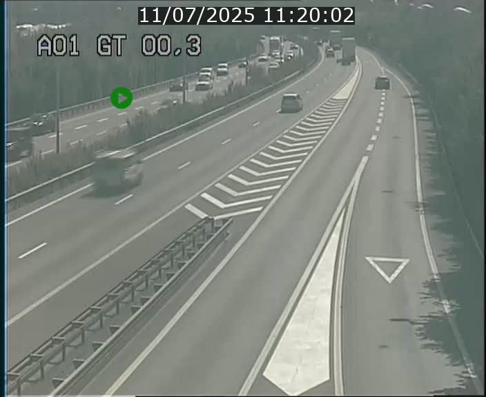 Traffic live webcam Luxembourg Croix de Gasperich - A1 direction Kirchberg - BK 0.3