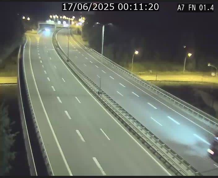Caméra autoroute Luxembourg A7 - Tunnel Stafelter - direction Echangeur Grünewald