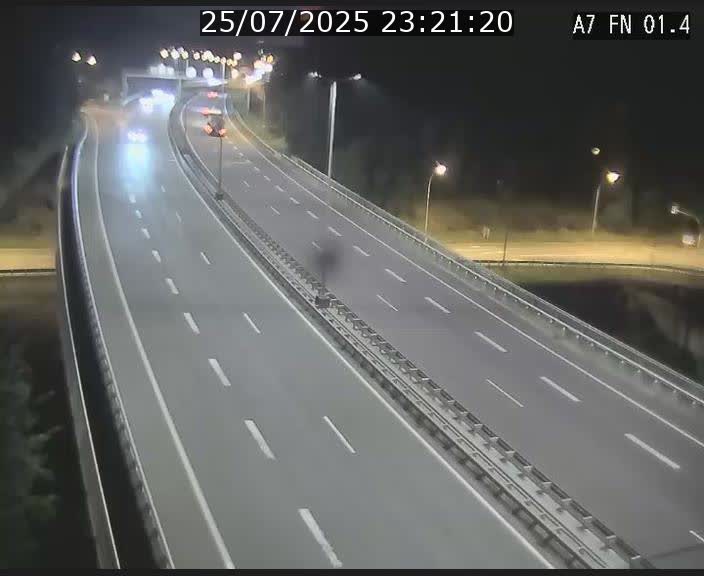 Caméra autoroute Luxembourg A7 - Tunnel Stafelter - direction Echangeur Grünewald