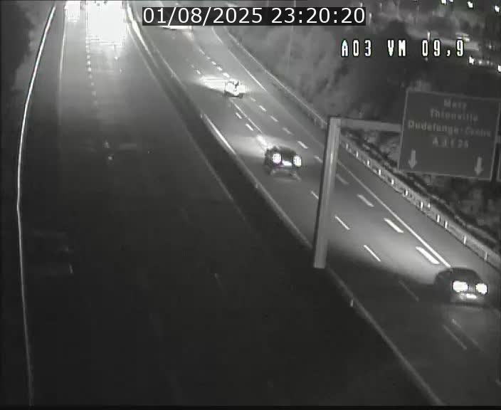 Webcam Autoroute à la Croix de Bettembourg - A3 - BK 9.9 - direction France