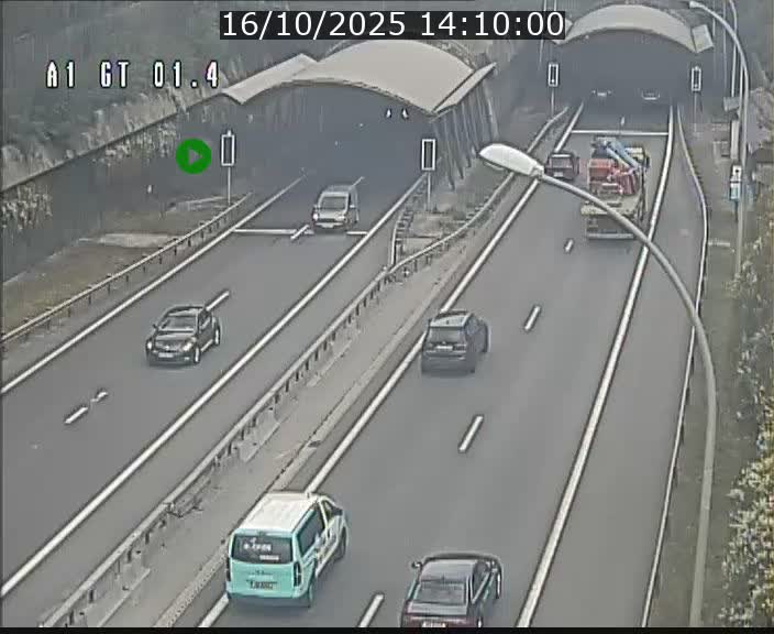 Traffic live webcam Luxembourg Hesperange - A1 direction Kirchberg - BK 1.4