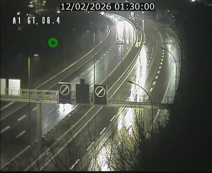Traffic live webcam Luxembourg Hamm - A1 direction Sandweiler - BK 6.4