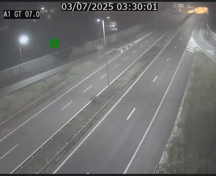 Traffic live webcam Luxembourg Cents - A1 direction Kirchberg - BK 7