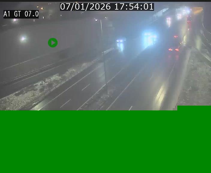 Traffic live webcam Luxembourg Cents - A1 direction Kirchberg - BK 7
