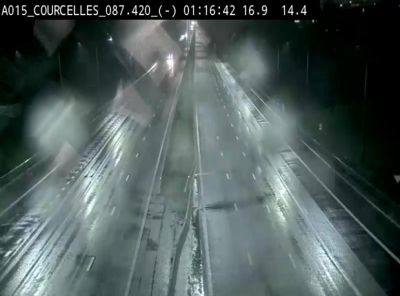 Webcam autoroute Belgique - Viesville - E42 direction Mons - BK 84.35