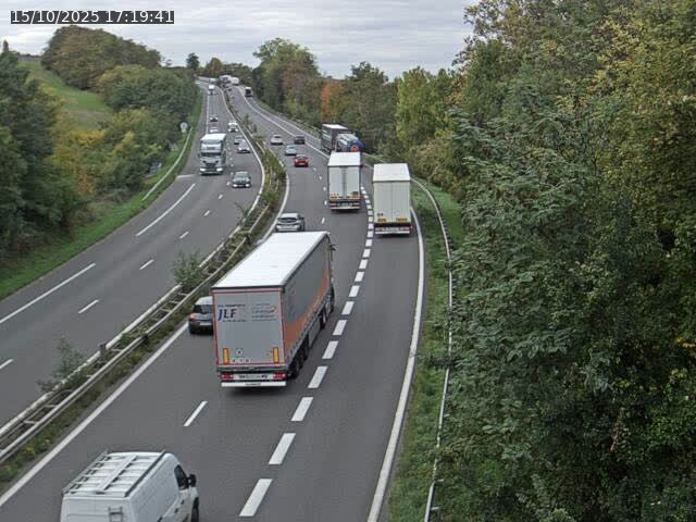 Caméra autoroute France - A33, Rosières direction Lunéville