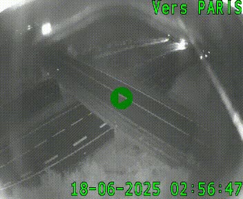 Clone of Caméra routière sur l'autoroute A20 au nord de Limoges, à la jonction avec la N520. Vue orientée vers Paris