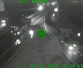 Webcam N147 au nord de Poitiers et à la jonction avec la A10