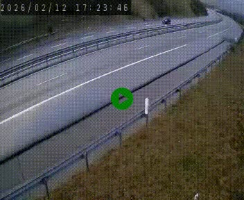 Caméra autoroute A75 à hauteur de la sortie 42 (Rodez, Laissac, Aire de l'Auvergne) située sur la commune d'Auberoques, près de Sévérac-le-Château