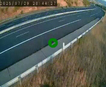 Caméra autoroutière France - A75, Engayresque, entre Millau et Séverac-le-Chateau, en direction de Montpellier