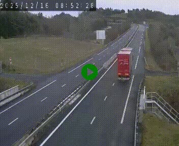 Caméra autoroutière France - A75, Coren, en direction de Montpellier