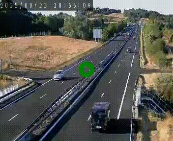 Caméra autoroutière France - A75, Coren, en direction de Montpellier