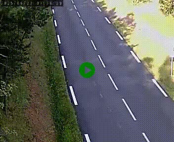 Caméra routière France - N102, au niveau du col de Montmirat à Saint-Etienne-du-Valdonnez à 1039 mètres d'altitude