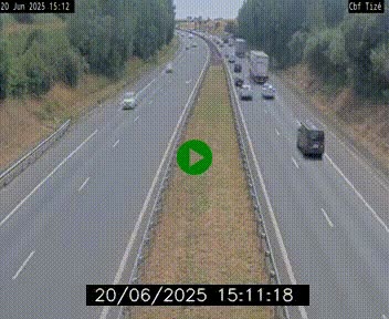 Webcam sur le périphérique de Rennes (N136) à hauteur de Tizé, à l'est de la ville