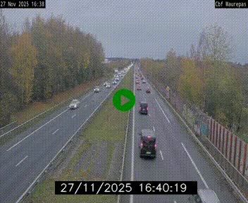 Webcam sur le périphérique de Rennes (N136) à hauteur de Maurepas, au nord de la ville