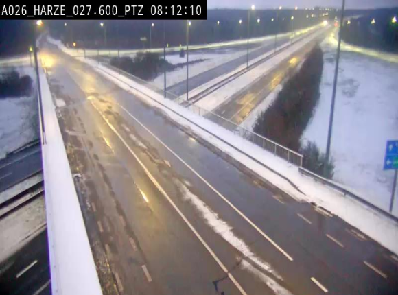 Caméra autoroute Belgique - Sougné-Remouchamps,E25 direction Luxembourg