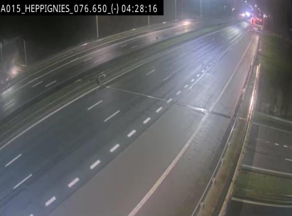Webcam autoroute Belgique - Heppignies - E42 direction Namur - BK 76.4