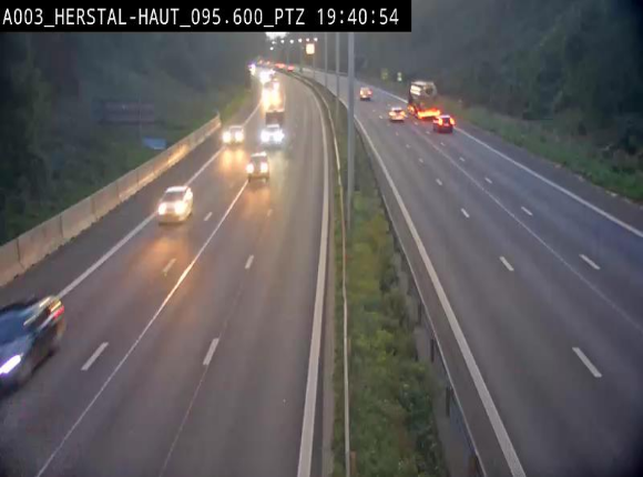 Webcam E40 à Herstal en direction de Liège et en provenance d'Aachen