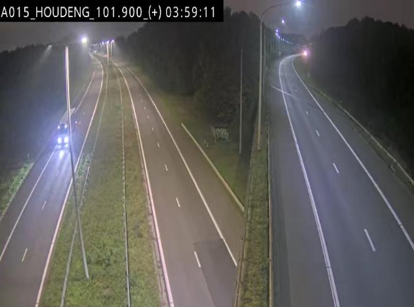 Webcam autoroute Belgique - Houdeng-Goegnies - Jonction E19/E42 direction Tournai/Mons - BK 101.85