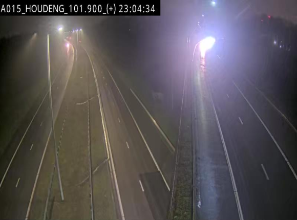 Webcam autoroute Belgique - Houdeng-Goegnies - Jonction E19/E42 direction Tournai/Mons - BK 101.85