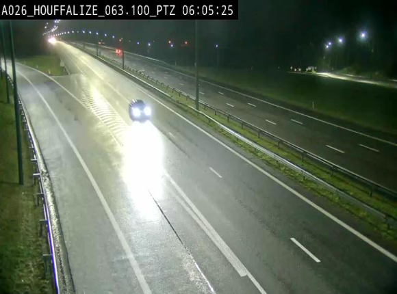 Caméra autoroute Belgique - Houffalize, E25 direction Liège