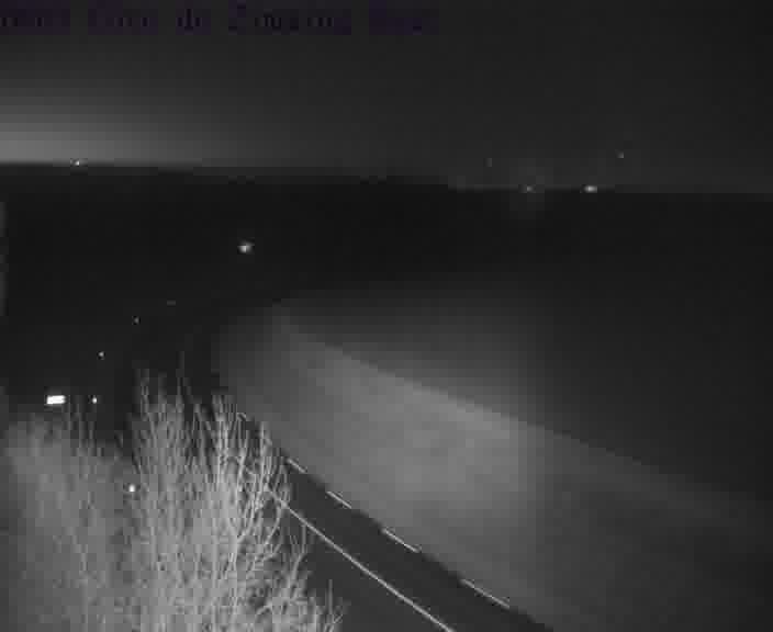 Webcam sur la D603 située en haut de la Côte de Zimming. Vue orientée vers Saint-Avold.