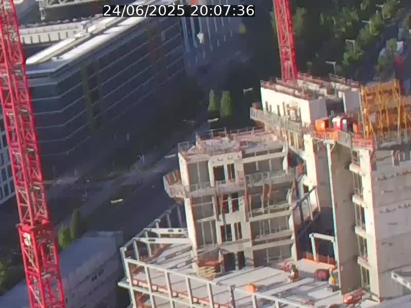 Webcam sur l'avenue John Fitzgerald Kennedy (N51) avec vue orientée vers le Findel