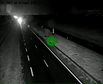 Webcam à hauteur de Vert-en-Drouais sur la N12, en périphérie de Dreux. Vue orientée vers Alençon