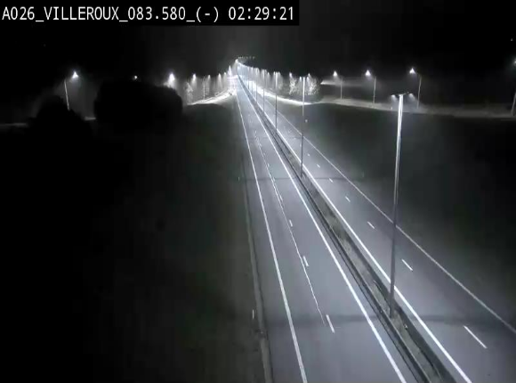 Webcam autoroute A26/E25 à hauteur de Vaux-sur-Sûre, à la jonction avec la N85 en direction de Liège - BK 83.6