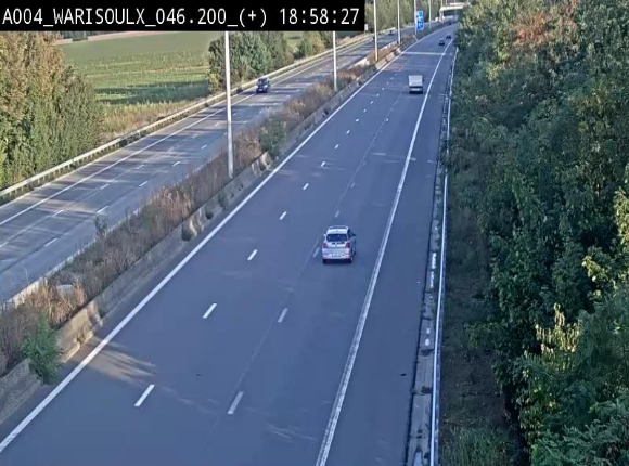 Webcam autoroute Belgique - Warissoulx - E411 - BK 46.2