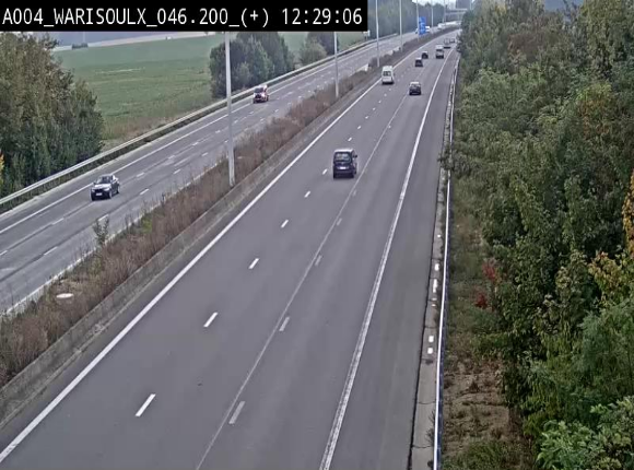 Webcam autoroute Belgique - Warissoulx - E411 - BK 46.2