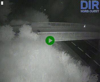 Webcam sur A84 à hauteur de Pont-Farcy, au niveau du pont autoroutier sur la Vire, au sud de Saint-Lô