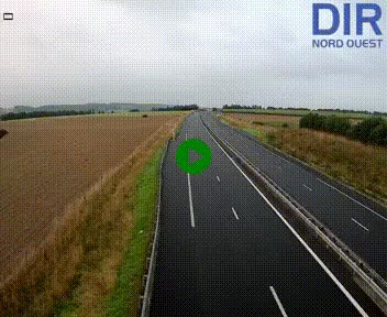 Webcam sur A84 à hauteur de l'échangeur de Poilley avec la N175, au sud d'Avranches
