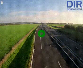 Webcam sur A84 à hauteur de l'échangeur de Poilley avec la N175, au sud d'Avranches