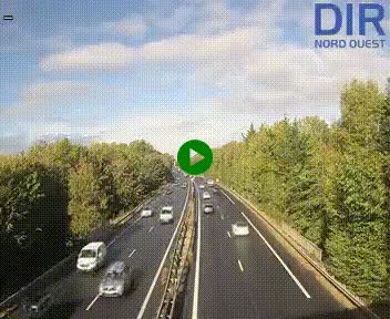 Webcam sur le périphérique de Caen (N814) à l'est de la ville, à Mondeville hauteur de la sortie 2, Presqu'île-Rives de l'Orne, au bout de l'autoroute A13