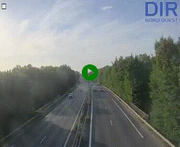 Webcam sur le périphérique de Caen (N814) à l'est de la ville, à Mondeville hauteur de la sortie 2, Presqu'île-Rives de l'Orne, au bout de l'autoroute A13