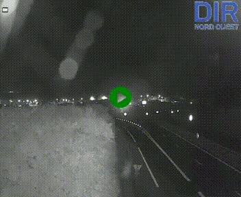 Webcam au début de l'A84 sur le périphérique Ouest de Caen (N814) à hauteur de la sortie 9, Porte de Bretagne