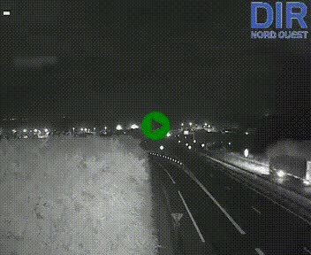 Webcam au début de l'A84 sur le périphérique Ouest de Caen (N814) à hauteur de la sortie 9, Porte de Bretagne