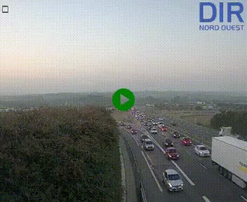 Webcam au début de l'A84 sur le périphérique Ouest de Caen (N814) à hauteur de la sortie 9, Porte de Bretagne
